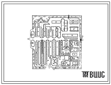 Типовой проект 819-61 Свиноводческие племенные фермы на 50, 100 и 200 основных маток. Схемы планировок.