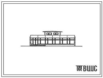 Типовой проект 272-30-7с  Торговый центр для поселков на 3500-4000 человек. Каркас полный сборный железобетонный. Стены из легкобетонных панелей. Для строительства в районах с сейсмичностью 7, 8 и 9 баллов, на просадочных и непросадочных грунтах.