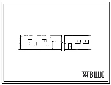 Типовой проект 807-19-14.86 Неотапливаемый склад с крытой холодной стоянкой на 1 автомашину ветеринарной аптеки с товарооборотом до 200 тыс. руб. в год. Размеры здания - 6x24 м. Расчетная температура: -20, -30, -40сС. Стены – кирпичные.