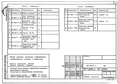 Альбом УАС 1-1 Узлы монтажные ниже отметки 0.000