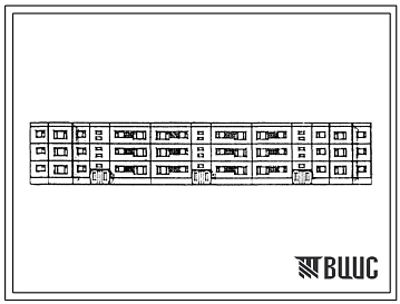 Типовой проект 111-133-12.84 Жилой дом 3-этажный 24-квартирный. Для строительства во 2Б и 2В климатических подрайонах Эстонской ССР.