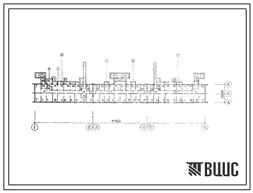 Типовой проект А-IV-1000-78/186 Помещения  общественного назначения в подвале жилого дома, скомпонованного из блок секций 92-03с,92-04с и 92-07с, (убежище на 1000 человек, размеры убежища 97,05м на 10,2м, режимы вентиляции 1,2).