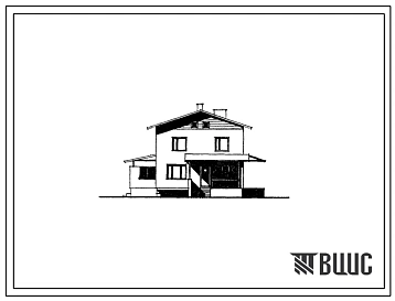 Типовой проект 144-48-40с.84 Дом 2-этажный 1-квартирный 4-комнатный в двух уровнях с полным благоустройством и подвальными помещениями. Для строительства в 3 климатическом районе Киргизской ССР сейсмичностью 8 и 9 баллов.