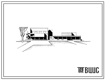 Типовой проект 244-2-10/75 Клуб-столовая для дома отдыха на 1000 мест.