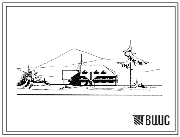 Типовой проект 244-4-37с Туристский приют на 104 места для строительства в 1В климатическом подрайоне, 2 и 3 климатических районах сейсмичностью 7 и 8 баллов