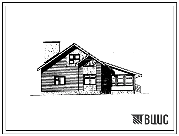 Типовой проект 144-16-144.91 Мансардный 3-комнатный жилой дом для индивидуальных застройщиков со стенами из кирпича (для строительства в сельской местности РСФСР)