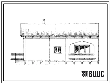 Типовой проект 228-03сп.84 1-этажная 4-комнатная блок-квартира типа 4Б торцевая. Для строительства в 4А и 4Г климатических подрайонах Узбекской ССР сейсмичностью 7 и 8 баллов на грунтах 2 типа просадочности.