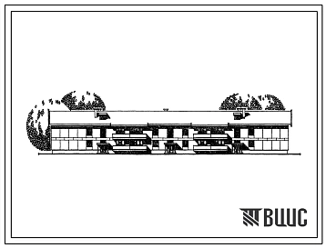 Типовой проект 113-24-70/1.2 Двухэтажный трехсекционный жилой дом на 16 квартир