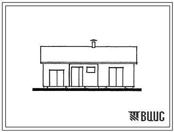Типовой проект 194-000-565.13.87 Хозяйственная постройка для индивидуальных застройщиков в городах и городских поселках Латвийской ССР (Г1Б)