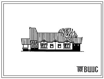 Типовой проект 211-1-504.89 Детский сад-ясли на 12 мест. Здание одноэтажное. Стены из трехслойных керамзитобетонных панелей гибких связях.