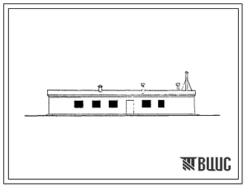Типовой проект 802-30 Пункты искусственного осеменения для свиноводческих ферм на 200-300 и 400-600 основных свиноматок. Стены несущие из кирпича