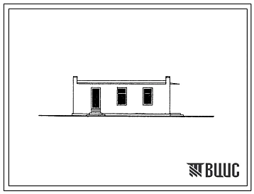 Типовой проект 274-20-23с Павильон - обеденный зал, раздаточная на 25 посадочных мест для обслуживания производственных участков.