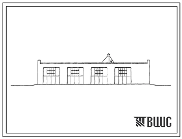 Типовой проект 816-1-4с Мастерская для пункта технического обслуживания машинно-тракторного парка  в отделениях (бригадах) на 30-40 тракторов с теплой стоянкой