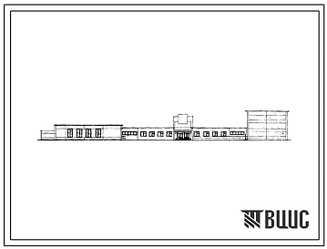 Типовой проект 222-1-331 Средняя школа на 16 классов (624 учащихся). Для строительства в IВ климатическом подрайоне, II и III климатических районах.