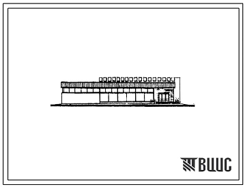 Типовой проект 272-12-48 Унифицированное здание магазина торговой площадью 400 м2 с двумя технологическими планировками («Товары для дома», «Спорт и туризм»). Для строительства в 1В климатическом подрайоне, 2 и 3 климатических районах