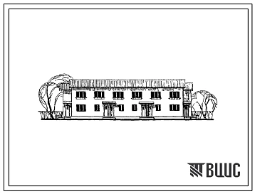 Типовой проект 1-102-12 Двухэтажный дом на 6 квартир серии 1-102