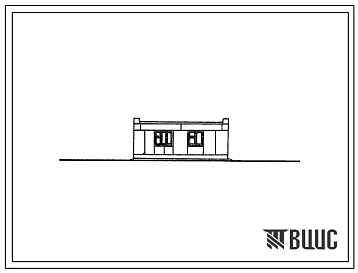 Типовой проект 183-52-142с 1-этажный 1-квартирный 4-комнатный жилой дом для строительства в районах с сейсмичностью 8,9 баллов, на просадочных и непросадочных грунтах.