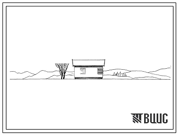 Типовой проект 184-52-120с 1-этажный 1-квартирный 2-комнатный жилой дом.