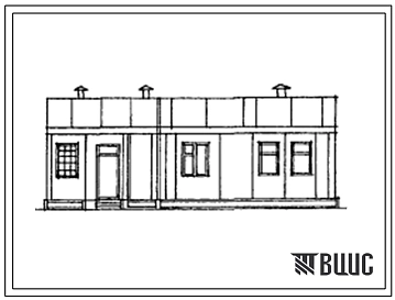 Типовой проект 181-000-435с.13.86 Одноэтажный одноквартирный 4-х комнатный жилой дом из силикальцитных блок-панелей (для Ленинабадской области)