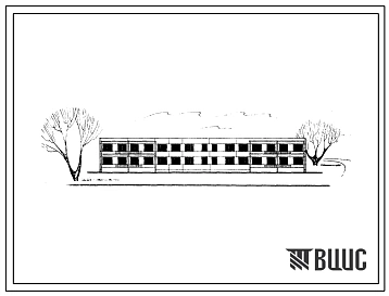 Типовой проект 111-33-33 Двухэтажный восемнадцати квартирный секционный жилой дом с 1, 2 и 3-х комнатными квартирами.