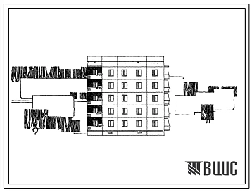 Типовой проект 96-022 Пятиэтажная блок-секция торцевая правая 1Б.2Б.3А на 15 квартир, унифицированная для трех инженерно-геологических условий строительства.