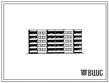 Типовой проект 88-020/1 Пятиэтажная рядовая с торцовым окончанием блок-секция на 30 квартир (двухкомнатных 2Б — 10, трехкомнатных 3Б — 20). Для строительства во IIВ климатическом подрайоне Белорусской ССР.