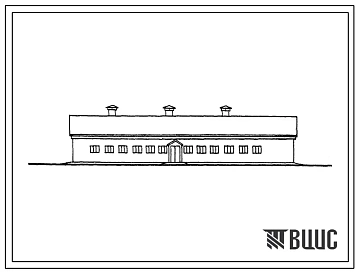Типовой проект 802-71 Свинарник на 260 голов ремонтного племенного молодняка. Кормление в специальном помещении.