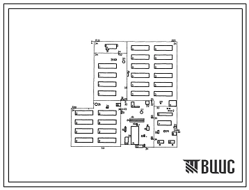 Типовой проект 819-141 Птицефабрика на 250 тыс. кур-несушек с содержанием в клеточных батареях. Схема планировки. Стены основных производственных зданий из асбестоцементных панелей