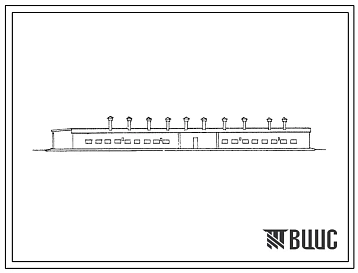Типовой проект 801-88/72 Помещение для буйволиц на 200 голов без молочного блока. Для строительств в районах с сейсмичностью 7 и 8 баллов