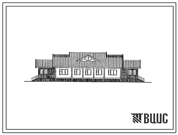 Типовой проект 181-97-433.13.90 Одноэтажный двухквартирный жилой дом с 4-х комнатными квартирами (для строительства в П.Кодинске и Братском районе)