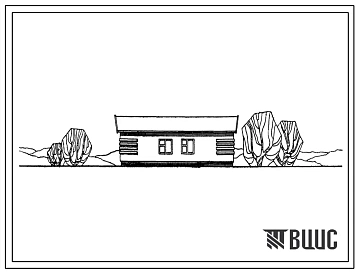 Типовой проект 184-52-126с 1-этажный 2-квартирный 3-комнатный жилой дом.