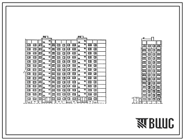 Типовой проект П30-1/12 Блок-секции 12-ти этажного панельного жилые дома с 2-умя дополнительными этажами для строительства в г. Москве