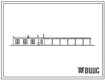 Типовой проект 501-101 Эксплуатационная база подъемно-транспортных машин производственных участков механизированной дистанции погрузочно-разгрузочных работ на 10 машин. Применяется для строительства только на существующих станциях железных дорог.