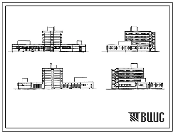 Типовой проект 252-3-18с Профилакторий на 100 мест в конструкциях ИИС-04. Для строительства в IVБ и IVВ климатических подрайонах сейсмичностью 7 и 8 баллов.