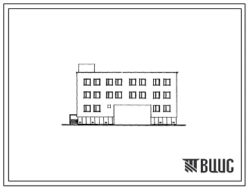 Типовой проект 224-9-35м Спальный корпус (интернат) на 120 мест для общеобразовательных школ. Для строительства в 1А, 1Б и 1Г климатических подрайонах с вечномерзлыми грунтами