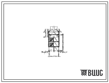 Типовой проект 901-6-3 Многосекционные деревянные капельные и брызгальные градирни с площадью секций 16 м.кв. с вентилятором ВГ25