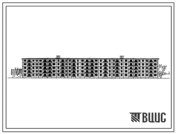 Типовой проект 1-480А-34П Пятиэтажный шестисекционный крупнопанельный жилой дом на 90 квартир.