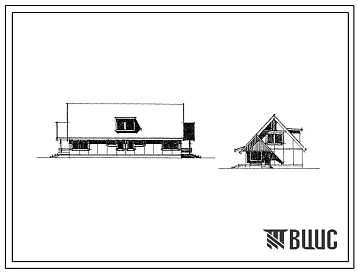 Типовой проект 141-209-21 Мансардный 2-квартирный жилой дом с 4-комнатными квартирами. Для строительства в 1В климатическом подрайоне, 2 климатическом районе (с возможностью применения в 3 климатическом районе).