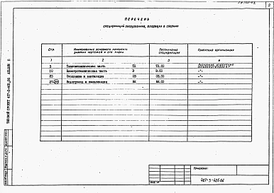 Альбом 2 Спецификации оборудования