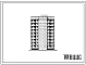 Типовой проект 94-0122.84 9-этажный 35-квартирный блок-элемент, правый Б 4п. 1Б-2Б-2Б-2Б /для строительства в г. Херсоне/