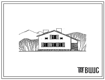 Типовой проект 144-24-260.13.87 Одноквартирный мансардный 4-комнатный  жилой дом (для индивидуальных застройщиков западных районов УССР)
