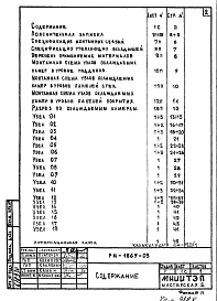 Альбом 1 Рабочие чертежи 