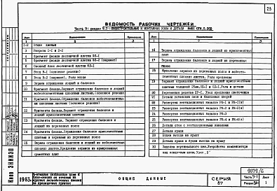 Альбом 7 Часть 9-1 разделы 9.1-1, 9.2-1, 9.3-1, 9.6-1, 9.10-1 Узлы и детали