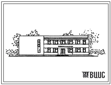 Типовой проект 224-9-90с Блок универсальный на 9 учебных помещений (кабинеты, лаборатории)