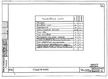 Альбом 2 Часть 01.  Архитектурно-строительные чертежи ниже отметки 0000  Часть 01-2. Здание с подпольем. Вариант с бесростверковых  свайных фундаментов