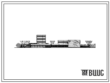 Типовой проект 232-1-52сп Универсальное здание профтехучилища на 24 группы (720 учащихся) для строительства в 4 строительно-климатической зоне, в районах с сейсмичностью 7, 8 баллов, на грунтах 2 типа просадочности.
