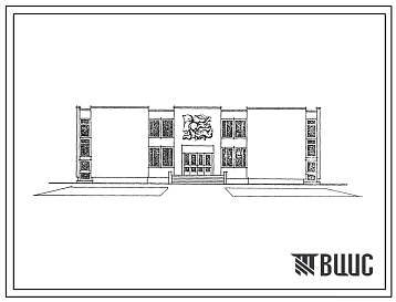 Типовой проект 264-12-244.85 Клуб на 250 посетителей (зал на 200 мест). Для строительства в 1В климатическом подрайоне, 2 и 3 климатических районах