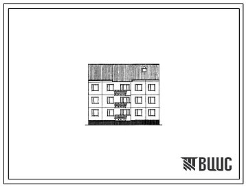 Типовой проект 135-0100 Трехэтажная блок-секция рядовая с торцевыми окончаниями на 9 квартир типа 2Б. Для строительства в 1В климатическом подрайоне, 2 и 3 климатических районах