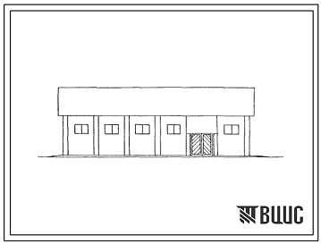 Типовой проект 817-137 Сарай для сельхозмашин
