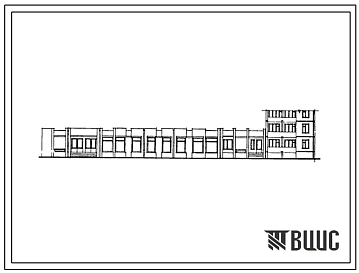 Типовой проект 271-13-130.13.88 Универсам торговой площадью 400 м2. Для Ленинградской области. Здание одноэтажное. Стены из трёхслойных легкобетонных панелей по серии 1.090.1-1.